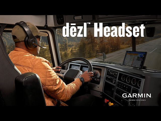 dēzl™ Headset 100 & 200: For those long days on the road – Garmin® Retail  Training - YouTube | Kopfhörer