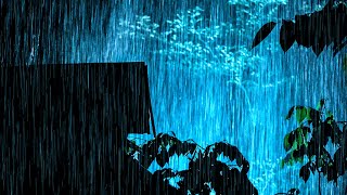 Goodbye Stress to Deep Sleep in 3 Minutes with Rain Sounds for Sleep & Terrifying Thunder the Night.
