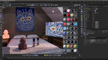 REDSHIFT  - Lesson 10 - Texture Placement, Unwrap, Procedural Nodes, Triplanar, Mapping, Packaging