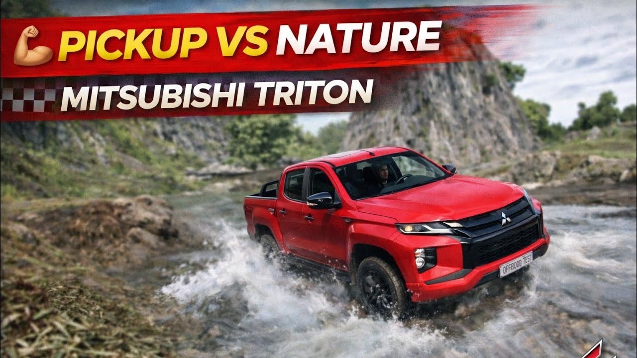 🌲 💪Pickup vs Nature | Mitsubishi Triton Offroad Test🔥🔥🔥
