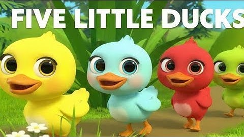 Counting Ducklings Song 🦆 | Learn Numbers 1-5 for Kids | Preschool Counting & Colors 🌈