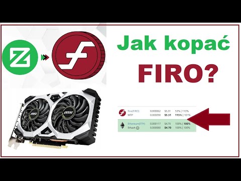 Pogromca ETH? Poradnik! Jak kopać FIRO COIN?