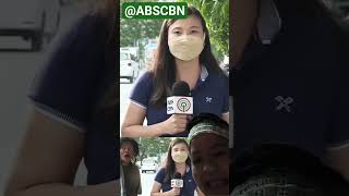 Isang taong grasa ang lumitaw sa reporter ng @abscbnnews na ikinagiliw ng mga netizen #uniteam