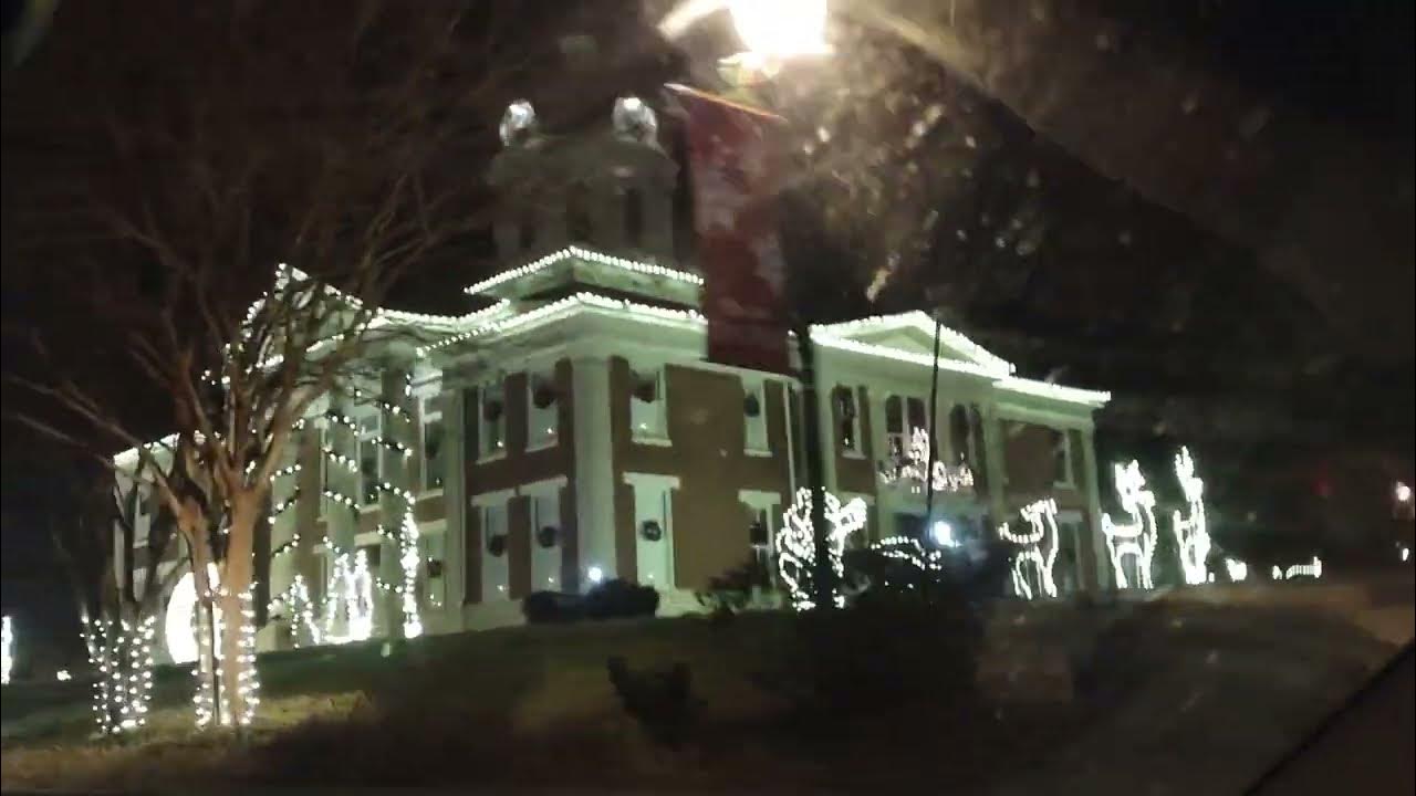 TOCCOA, GA. Christmas Lights, Downtown Historic District. 2022 YouTube