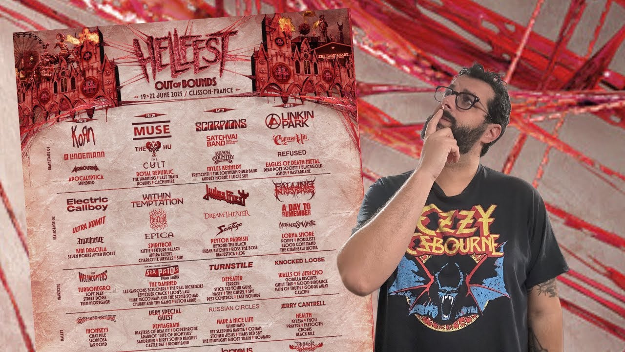 Affiche Hellfest 2025 - YouTube
