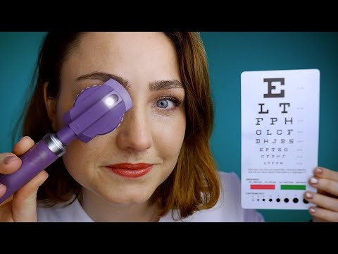 ASMR - CRANIAL NERVE (II) - Optic Nerve (snellen chart, colour blindness, visual field)