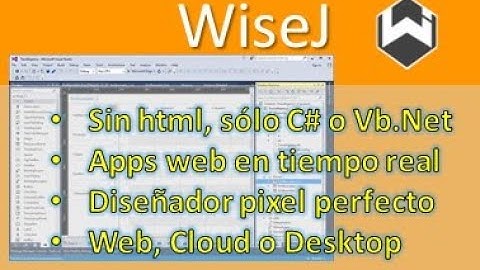 Wisej frontend web framework  - El mas rápido para desarrollar sistemas web en c# o vb.net