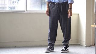 Graphpaper * Reda Check Cook Pants * Gray Check