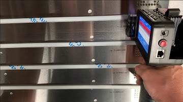 Meenjet M6 Handheld Printer Part Marking Flat Metal Pieces