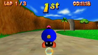 Diddy Kong Racing DS — Blue T.T. (custom T.T. Texture)