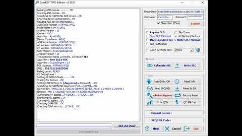 How to Unlock Samsung Galaxy A01 (A015AZ) with Samkey
