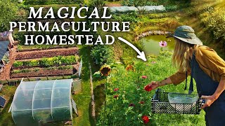 Awe-Inspiring Permaculture Paradise Growing Food, Flowers, & Nature!