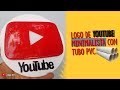 Turn a piece of PVC pipe into a YOUTUBE Logo | Creative latino