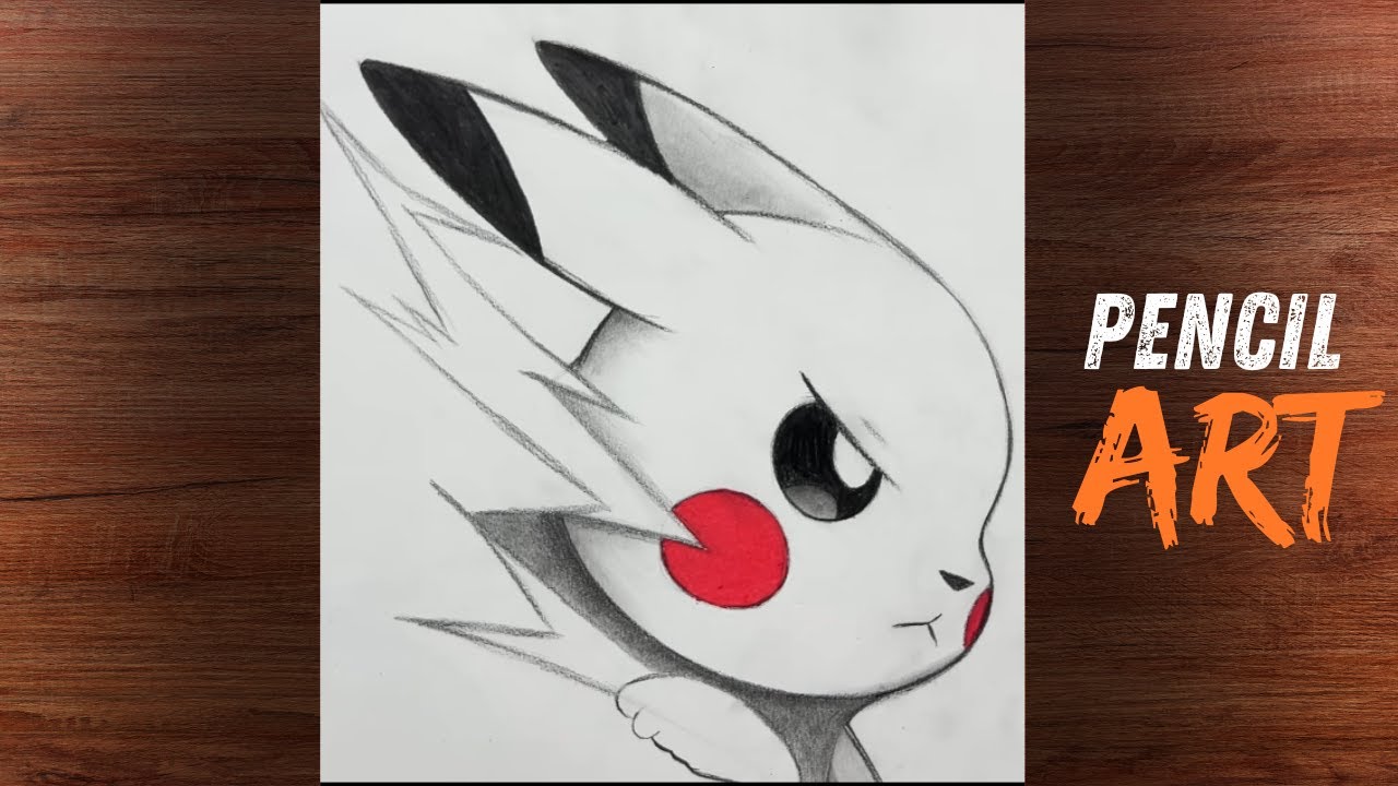 Drawing Pikachu with Realistic Shading & Motion Effects!