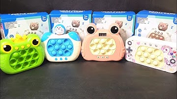 7 Minutes Satisfying ASMR with playing Fast Push Game Pop It Eletrônico Fidget Toy