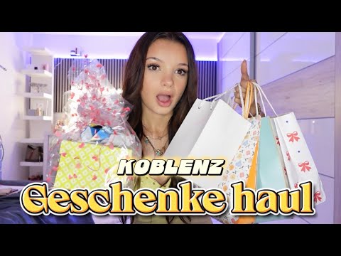 Geschenke haul - das habt ihr mir geschenkt (aus Koblenz ) 😱