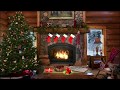 8 HOURS OF WINTER COZY CABIN WITH CHRISTMAS DECORATIONS - For Sleeping, Relaxing and Studying 🎄🏠