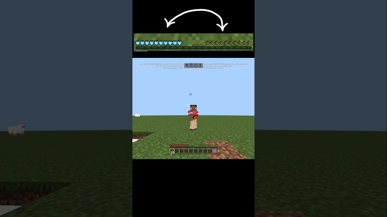 Minecraft Minecraft UI Color Change 😱 | Ugly Green vs Clean White | Which Is Better?