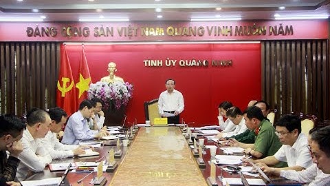 Giao ban công tác nội chính, phòng chống tham nhũng, tiêu cực, cải cách tư pháp