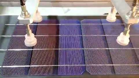 ooitech solar cell stringer, automatic solar cell welding machine