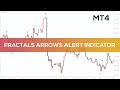 Fractals Arrows Alert Indicator for MT4 - FAST REVIEW