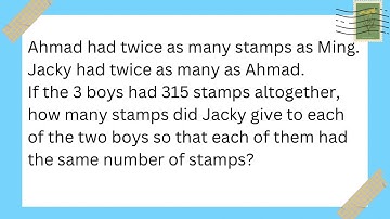 Model drawing Primary Elementary Math 2022 review math exam questions PSLE (6)