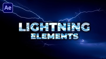 Free Lightning Elements for Gaming Montage After Effects Template #aftereffects