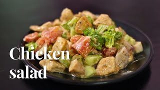 Healthy Chicken Salad Recipe For Weight loss/ Grilled Chicken Salad Recipe/ Protein Salad Recipe