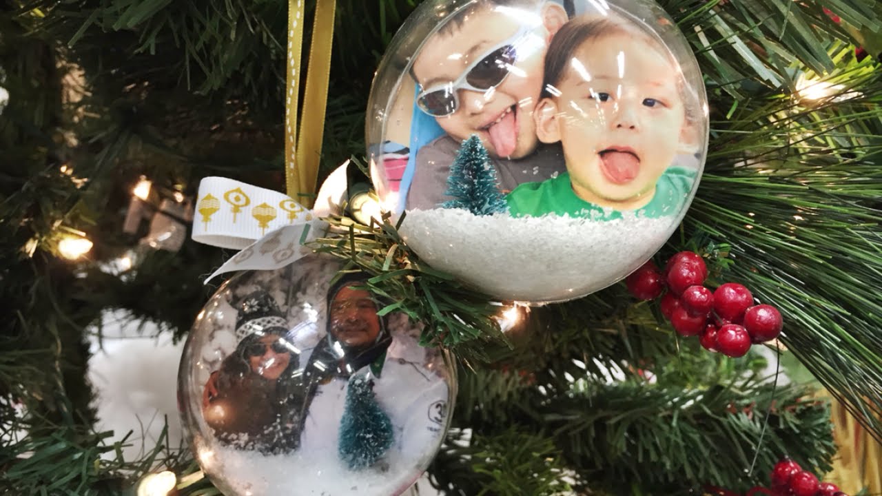 Easy DIY Acrylic Photo Ornaments to Preserve Memories, Thrifty Decor Chick