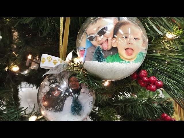 Easy DIY Acrylic Photo Ornaments to Preserve Memories, Thrifty Decor Chick