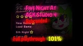 🎮 FNATAS 4 Rebranded V1.2 | Full playthrough 100% ✅