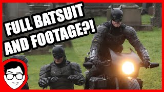 Full Batsuit REVEALED and new BATMAN (2021) FOOTAGE! | Reaction