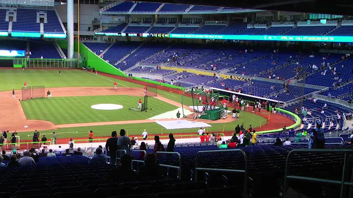 A glimpse at the New Marlins Park
