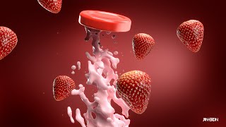 Strawberry Milkshake (CGI Animation)
