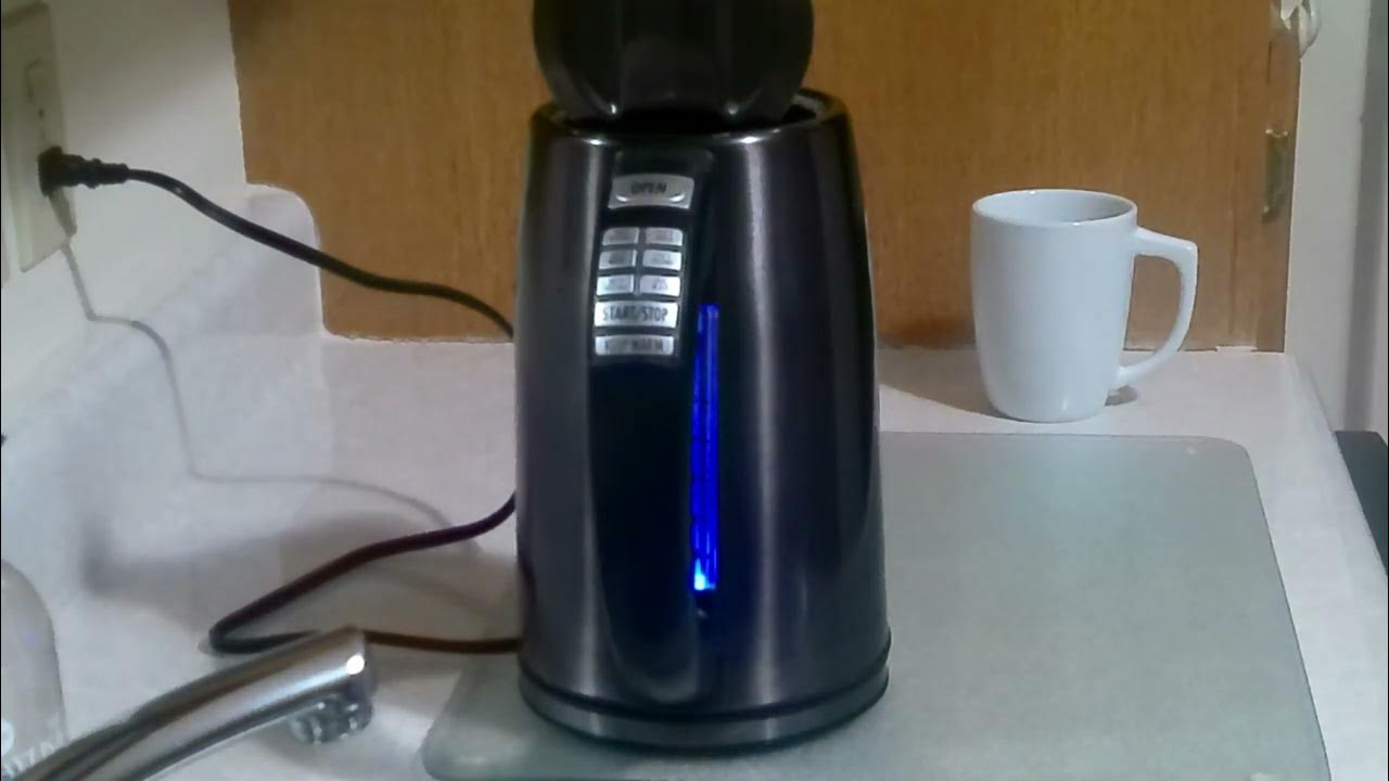 Hamilton Beach Electric Kettle, Boiling Water Demo Review
