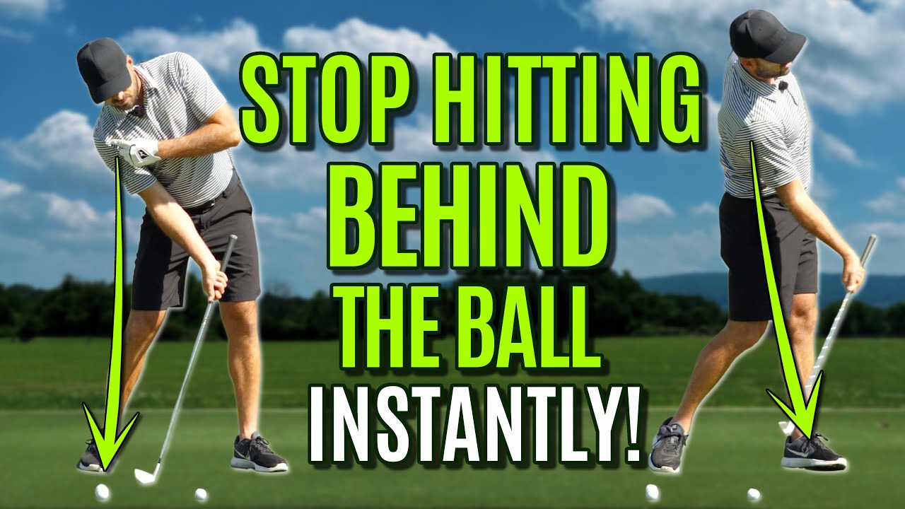 GOLF: Stop Hitting Behind The Ball INSTANTLY!!