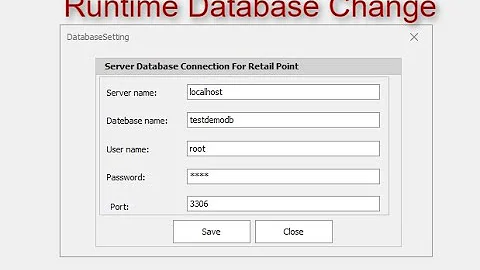 Dynamic database Connection using  VB.Net With MySQL