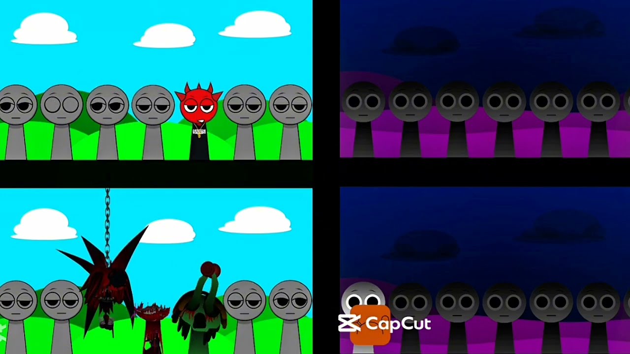 Игра Fight SPRUNKI FAMILY INCREDIBOX AND BAD SPRUNKI FAMILY GAME 🎮