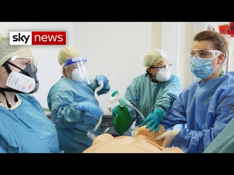 Coronavirus: inside a UK hospital where tough choices are made every minute