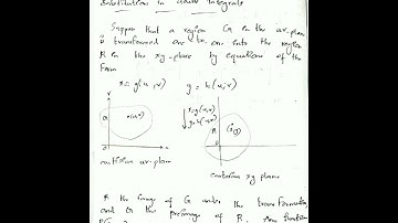substitution in multiple integrals