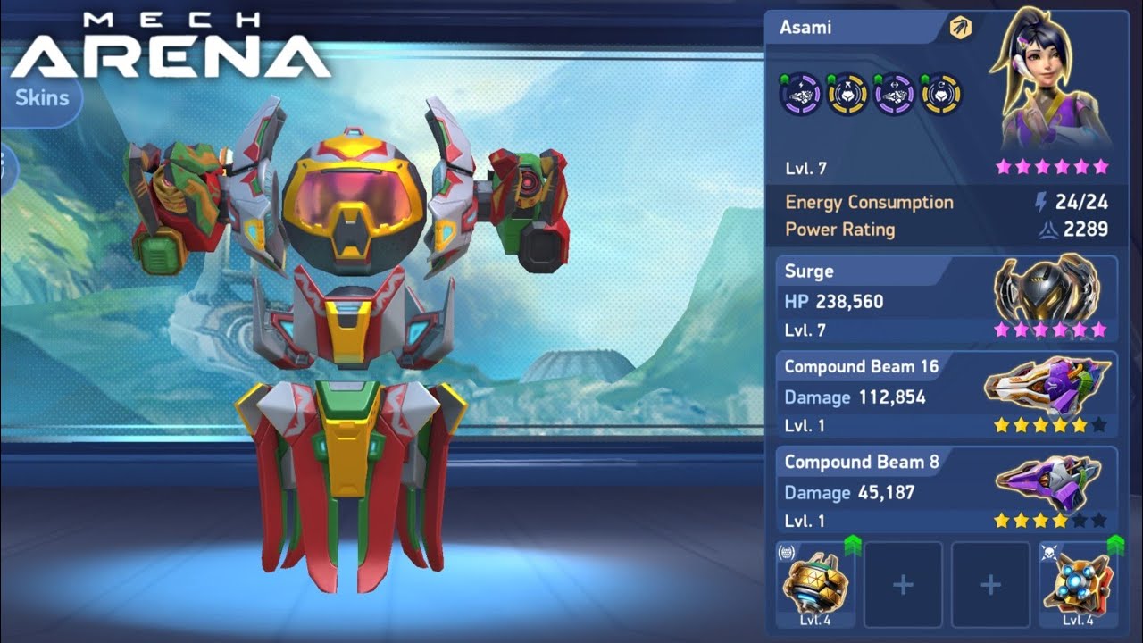 New Weapon Compound Beam with Surge - Mech Arena