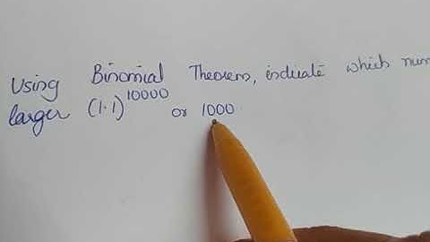 XI Maths Binomial Theorem (part 11)