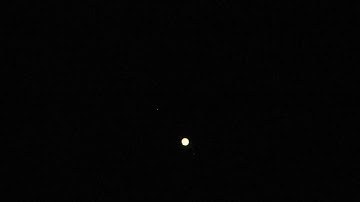 Jupiter and moons from telescope with DSLR