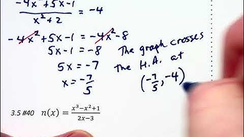 3.5c - Vertical and Horizontal Asymptotes - part 2