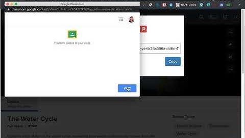 Sharing Discovery Streaming Experience Resources to Google Classroom