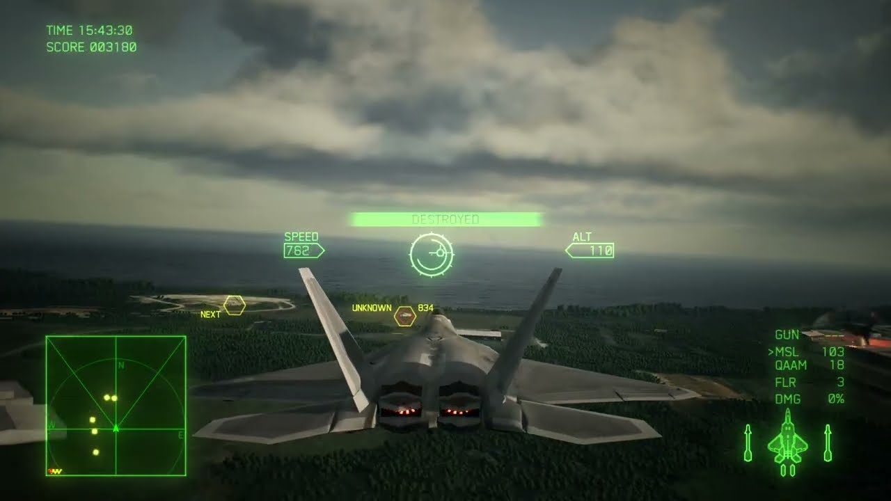 ACE Combat 7 4K 初見Gameplay 06 Mission 17-18