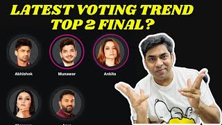 Bigg Boss 17 Finale Latest Voting Trend: Munawar-Ankita-Abhishek Top 2 Final? Who will Win?