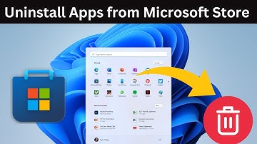 How to Uninstall Apps from Microsoft Store | Windows Me Microsoft Store App Kaise Delete Kare