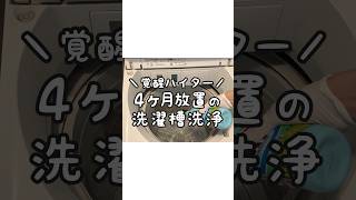 【効果絶大】覚醒ハイターで4ヶ月放置の洗濯槽洗浄！

