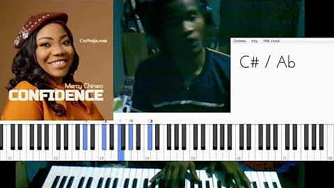 Mercy-Chinwo || Confidence || on Keyboard  Key Db & Key C